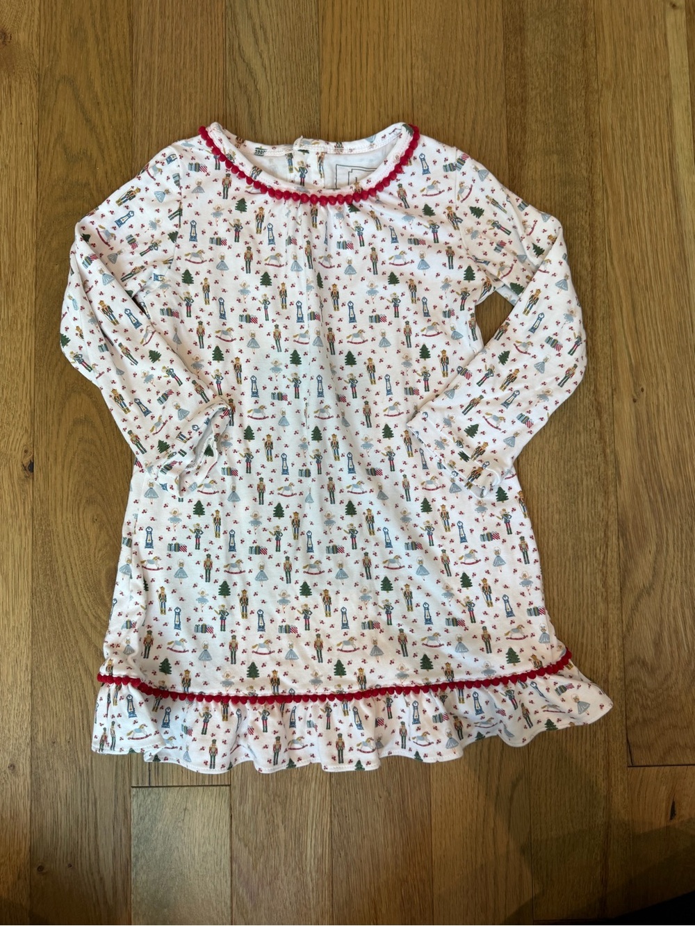 🎄 Lila + Hayes Carlin Nutcracker Pajama Gown Girls Size 3 EUC - Picture 4 of 11